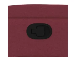 Poltrona reclinável tecido vermelho tinto