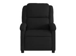 Poltrona reclinável tecido preto PT738448