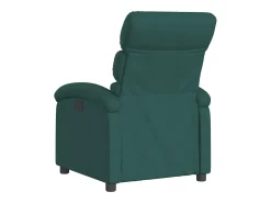Poltrona reclinável tecido verde-escuro PT661272
