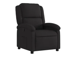 Poltrona reclinável tecido preto
