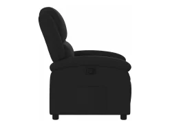 Poltrona reclinável tecido preto