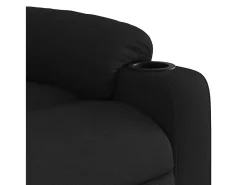 Poltrona reclinável tecido preto