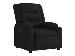 Poltrona reclinável tecido preto