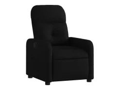 Poltrona reclinável tecido preto