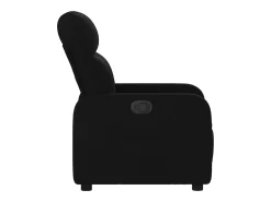 Poltrona reclinável tecido preto