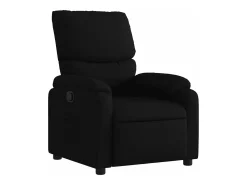 Poltrona reclinável tecido preto PT923054