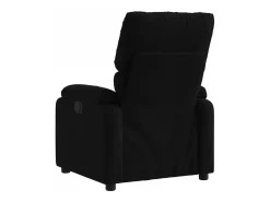 Poltrona reclinável tecido preto PT923054