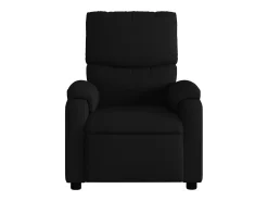 Poltrona reclinável tecido preto PT923054