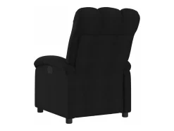 Poltrona reclinável tecido preto PT599183