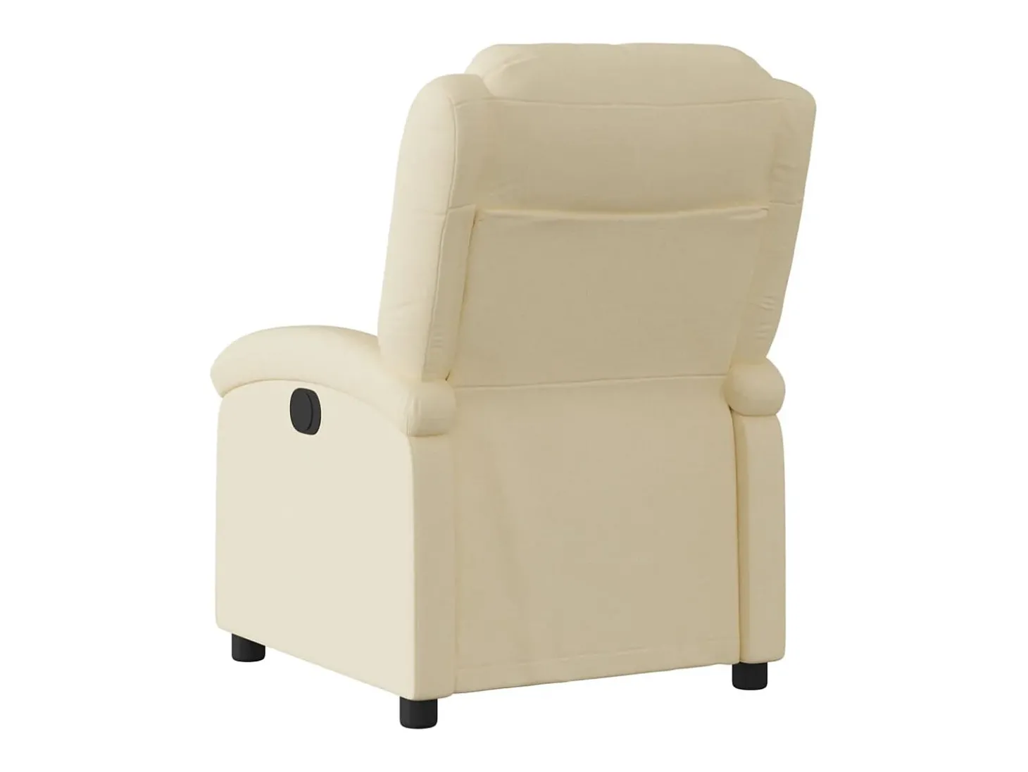 Poltrona reclinável tecido cor creme