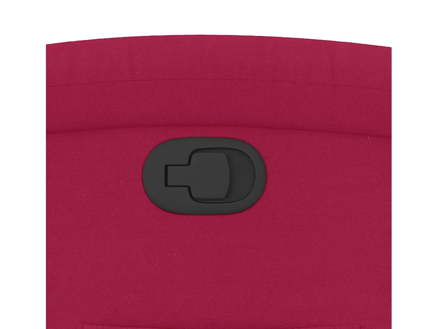 Poltrona reclinável veludo vermelho tinto