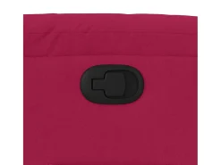 Poltrona reclinável veludo vermelho tinto