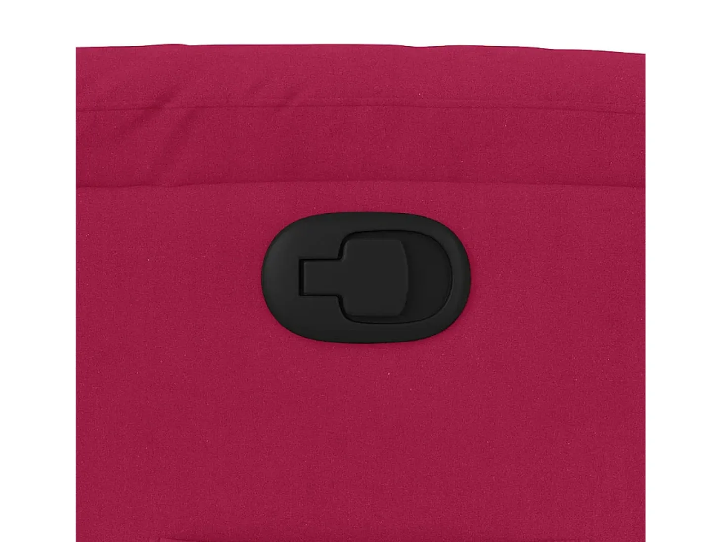 Poltrona reclinável veludo vermelho tinto