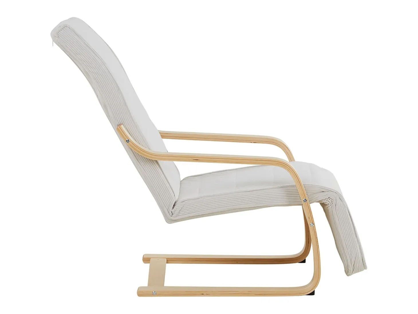 Poltrona reclinável 66,5x94x62,5 cm cinza