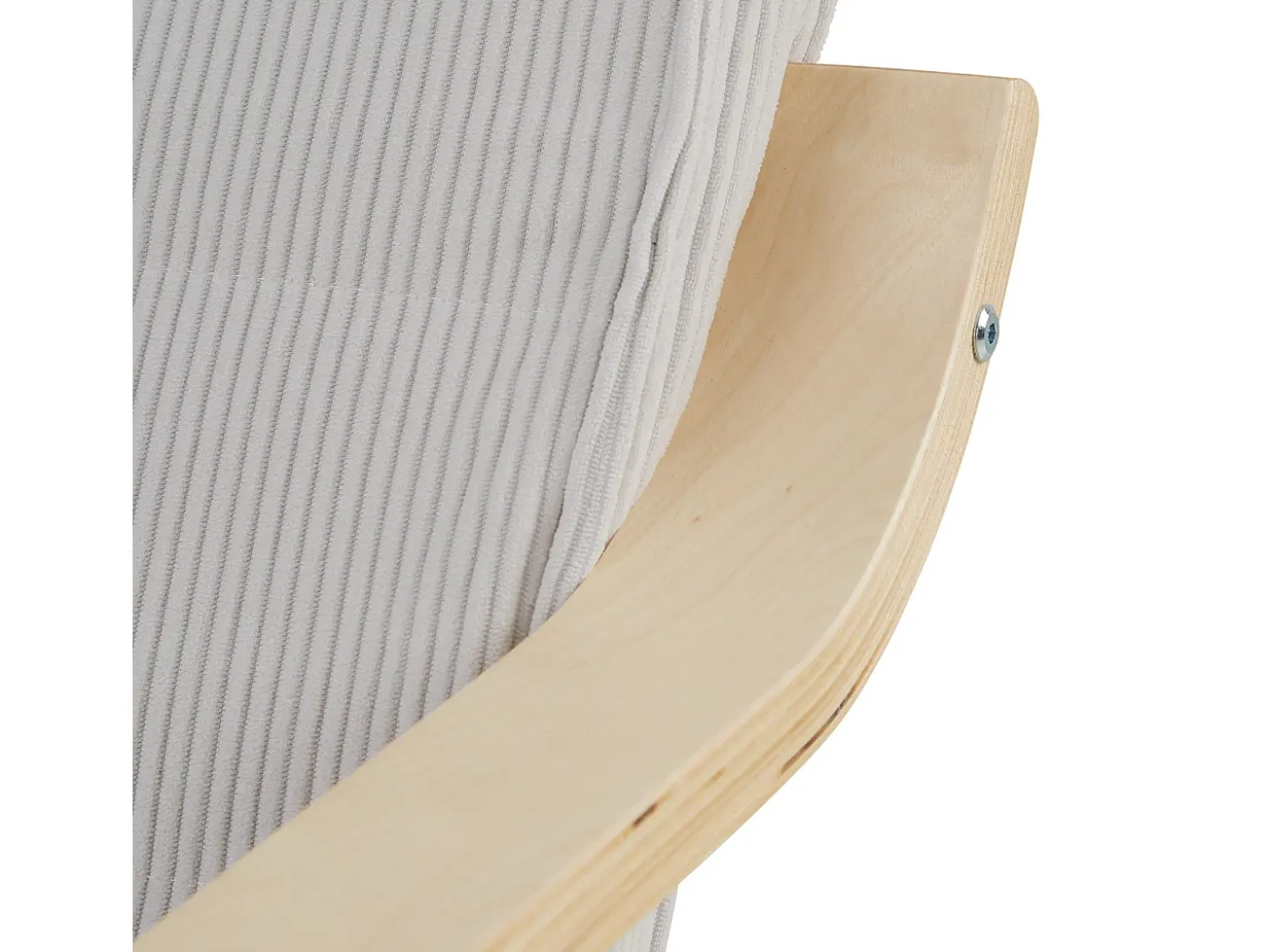 Poltrona reclinável 66,5x94x62,5 cm cinza