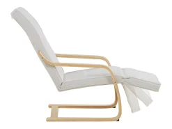 Poltrona reclinável 66,5x94x62,5 cm cinza