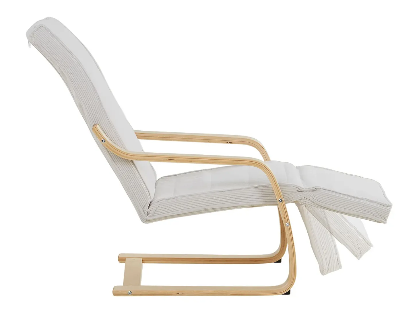 Poltrona reclinável 66,5x94x62,5 cm cinza