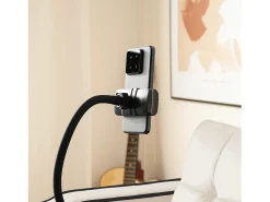 Poltrona retrátil em veludo - com suporte para copos + suporte para telemóvel - Bege