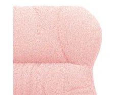 poltrona Rosa 69 x 74 x 93 cm Tecido Sherpa