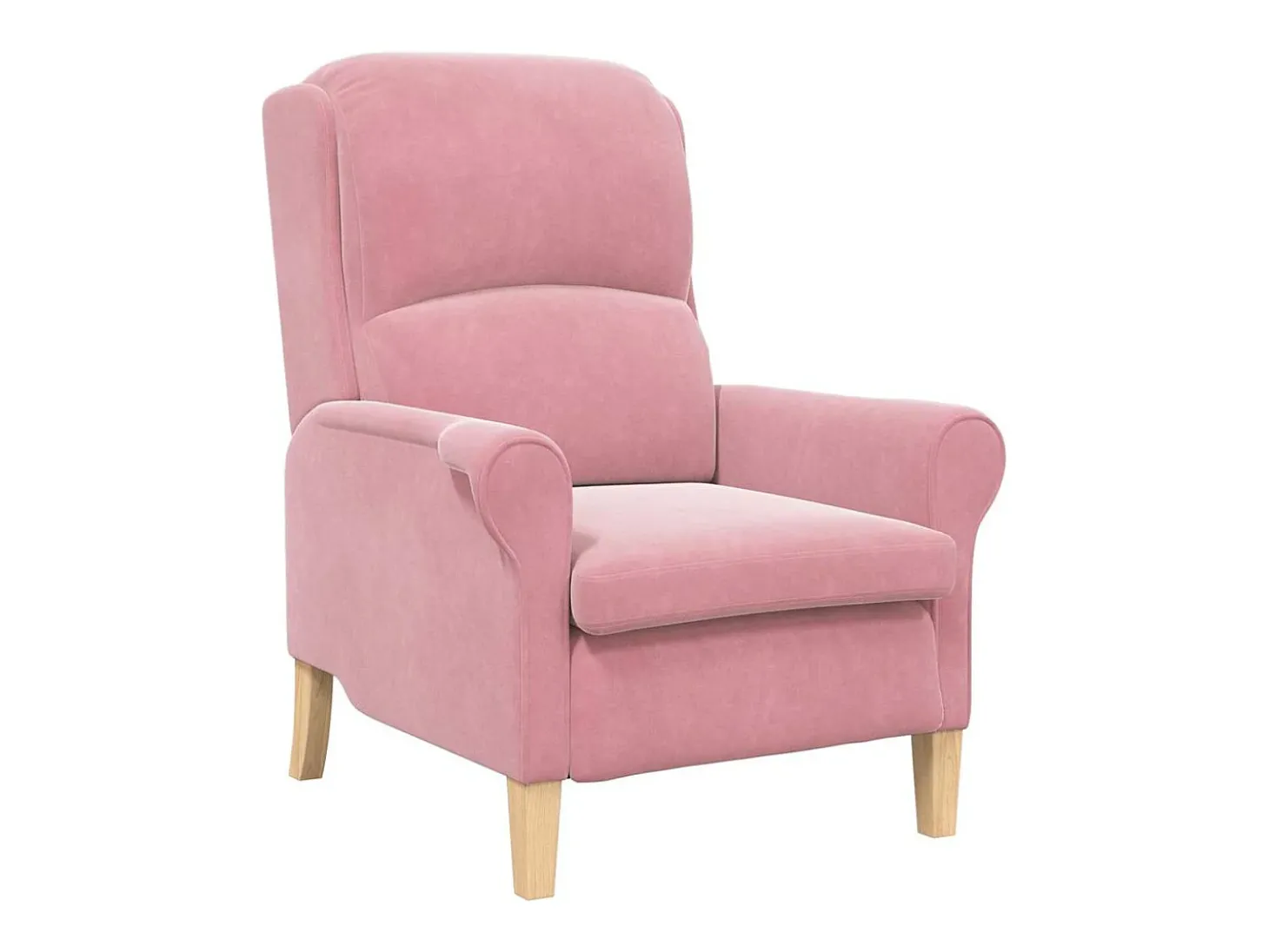 poltrona Rosa 76 x 94 x 102 cm Veludo