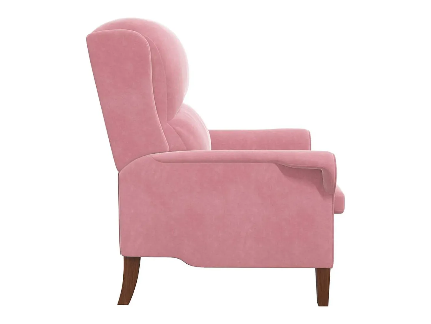 poltrona Rosa 76 x 94 x 102 cm Veludo