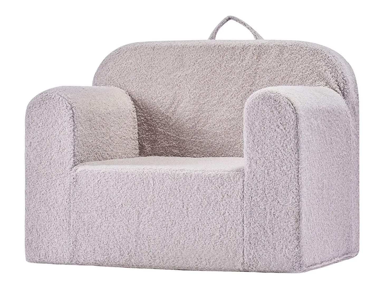 Poltrona SucceBuy para Crianças Confortável, Cadeira Infantil de Espuma com Apoios de Braço e Alça, Sofá para Crianças Removível, em Esponja 28D e Pelúcia