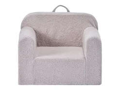 Poltrona SucceBuy para Crianças Confortável, Cadeira Infantil de Espuma com Apoios de Braço e Alça, Sofá para Crianças Removível, em Esponja 28D e Pelúcia