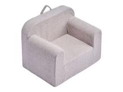 Poltrona SucceBuy para Crianças Confortável, Cadeira Infantil de Espuma com Apoios de Braço e Alça, Sofá para Crianças Removível, em Esponja 28D e Pelúcia