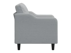 Poltrona tecido 60 cm cinzento-claro PT886702