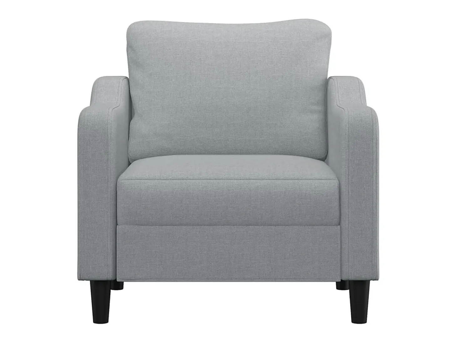 Poltrona tecido 60 cm cinzento-claro PT886702
