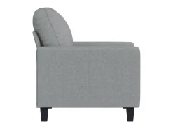 Poltrona tecido 60 cm cinzento-claro PT449965