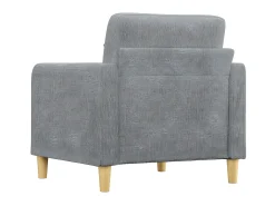 Poltrona tecido 60 cm cinzento-claro PT674865