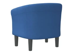 Poltrona tecido azul
