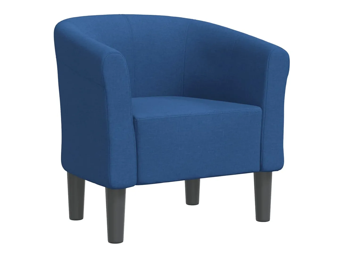 Poltrona tecido azul