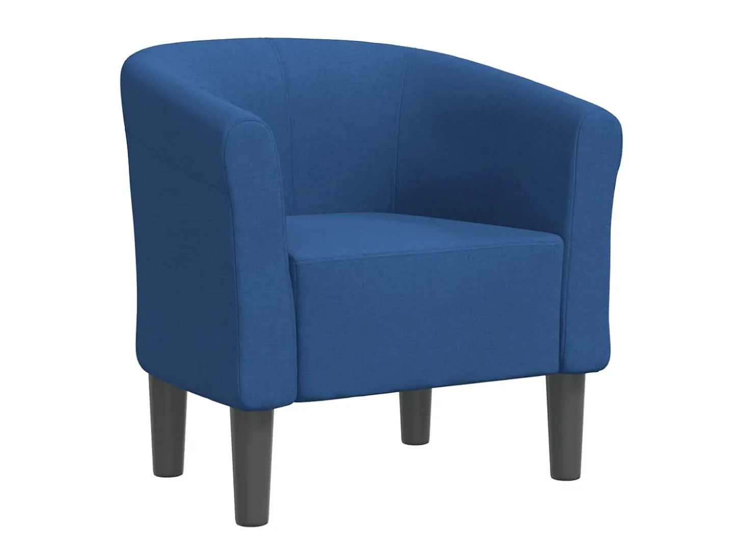 Poltrona tecido azul PT935478