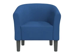 Poltrona tecido azul PT935478