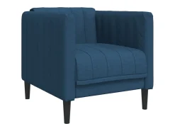 Poltrona tecido azul PT429145