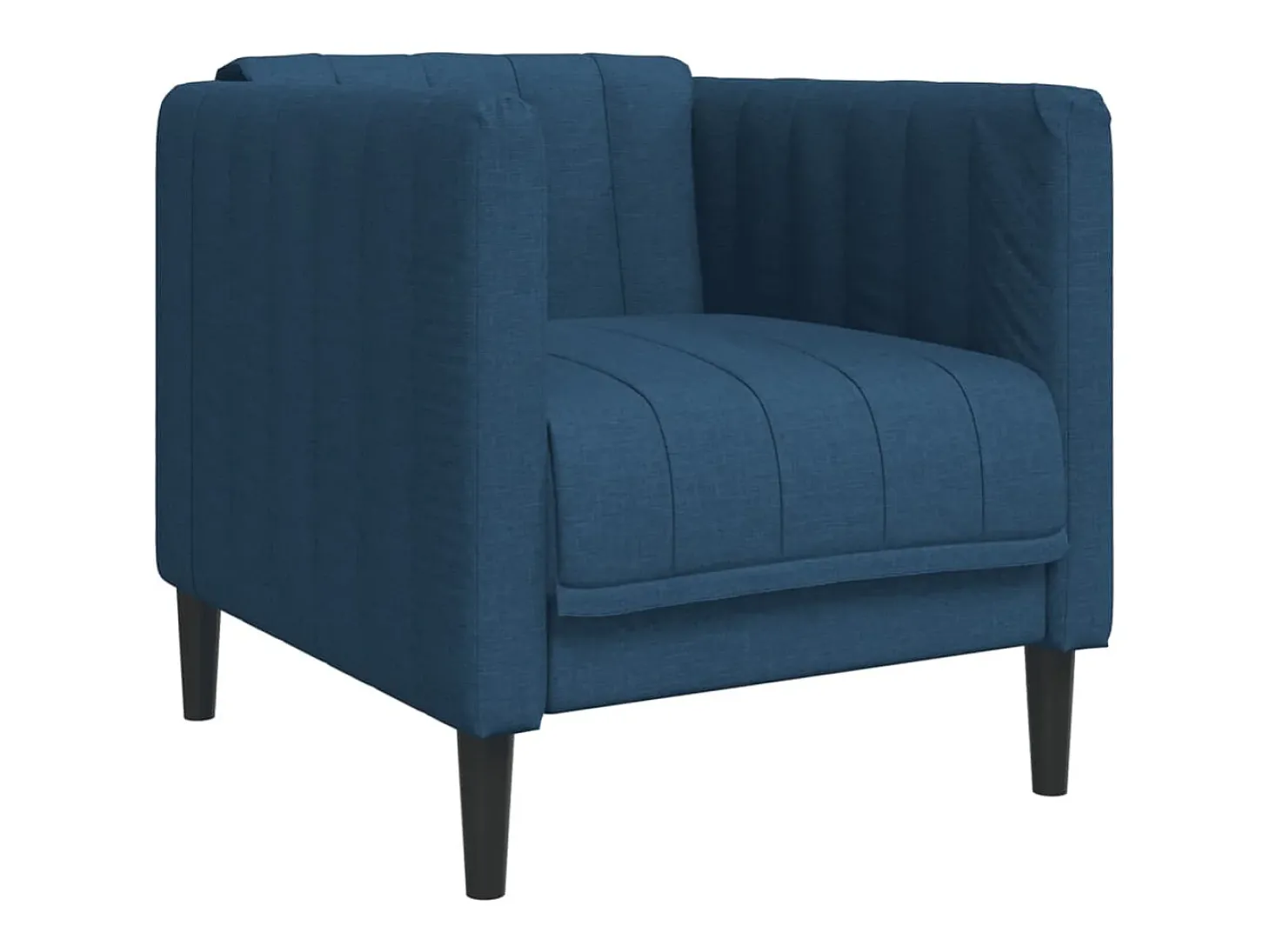 Poltrona tecido azul PT429145