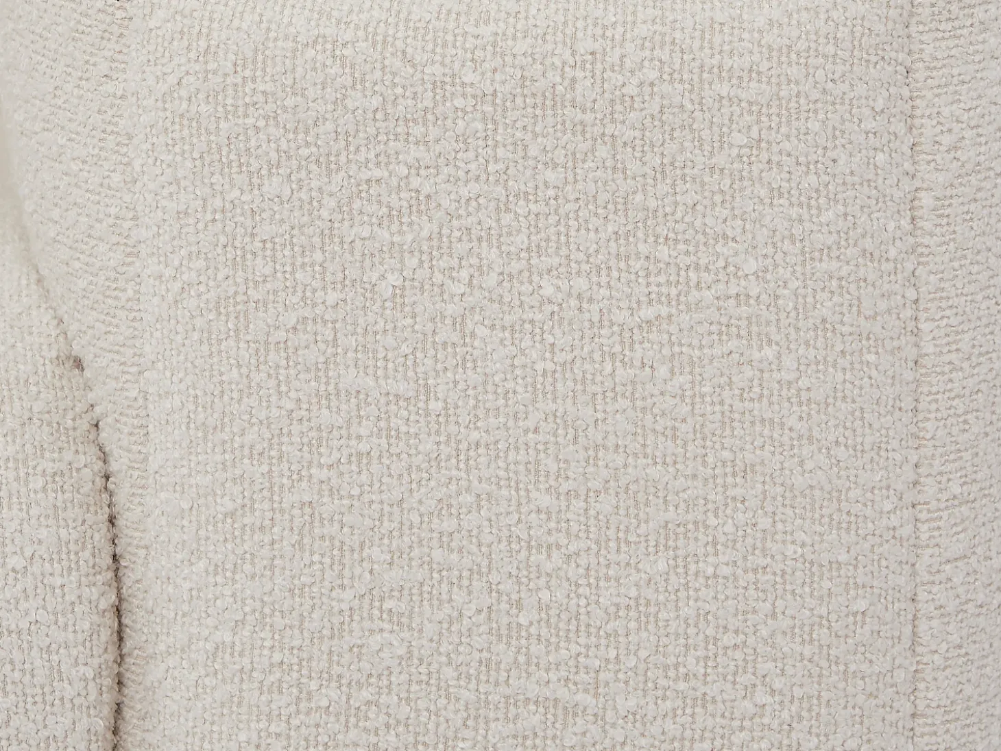 Poltrona tecido bouclé branco marfim LERICI de Pascal Morabito