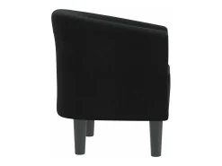 Poltrona tecido preto