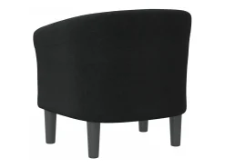 Poltrona tecido preto