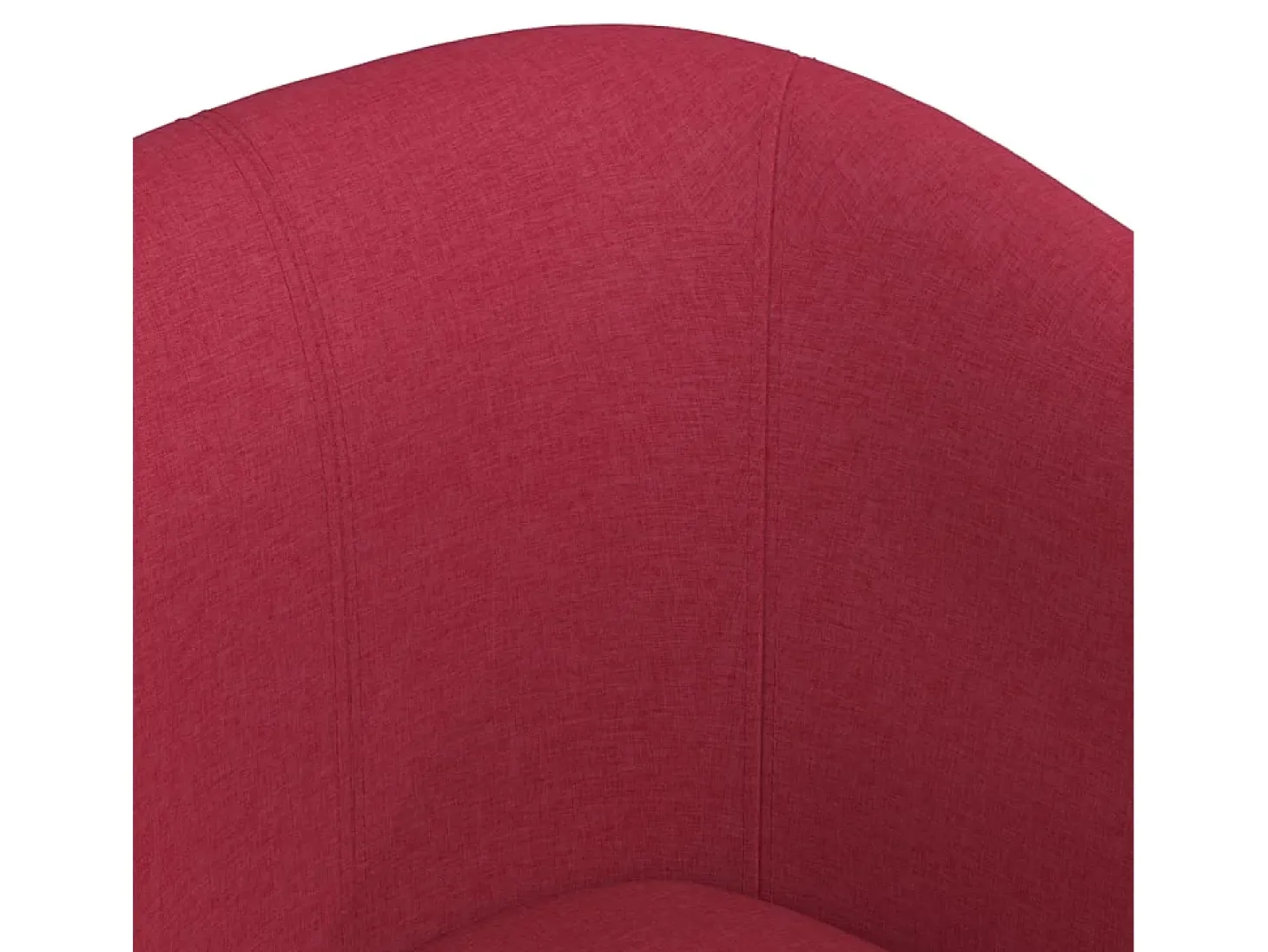 Poltrona tecido vermelho tinto