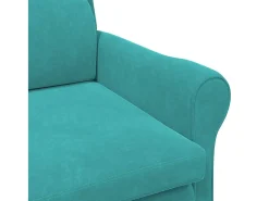 poltrona Turquesa 76 x 94 x 102 cm Veludo
