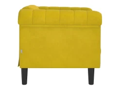 Poltrona veludo amarelo