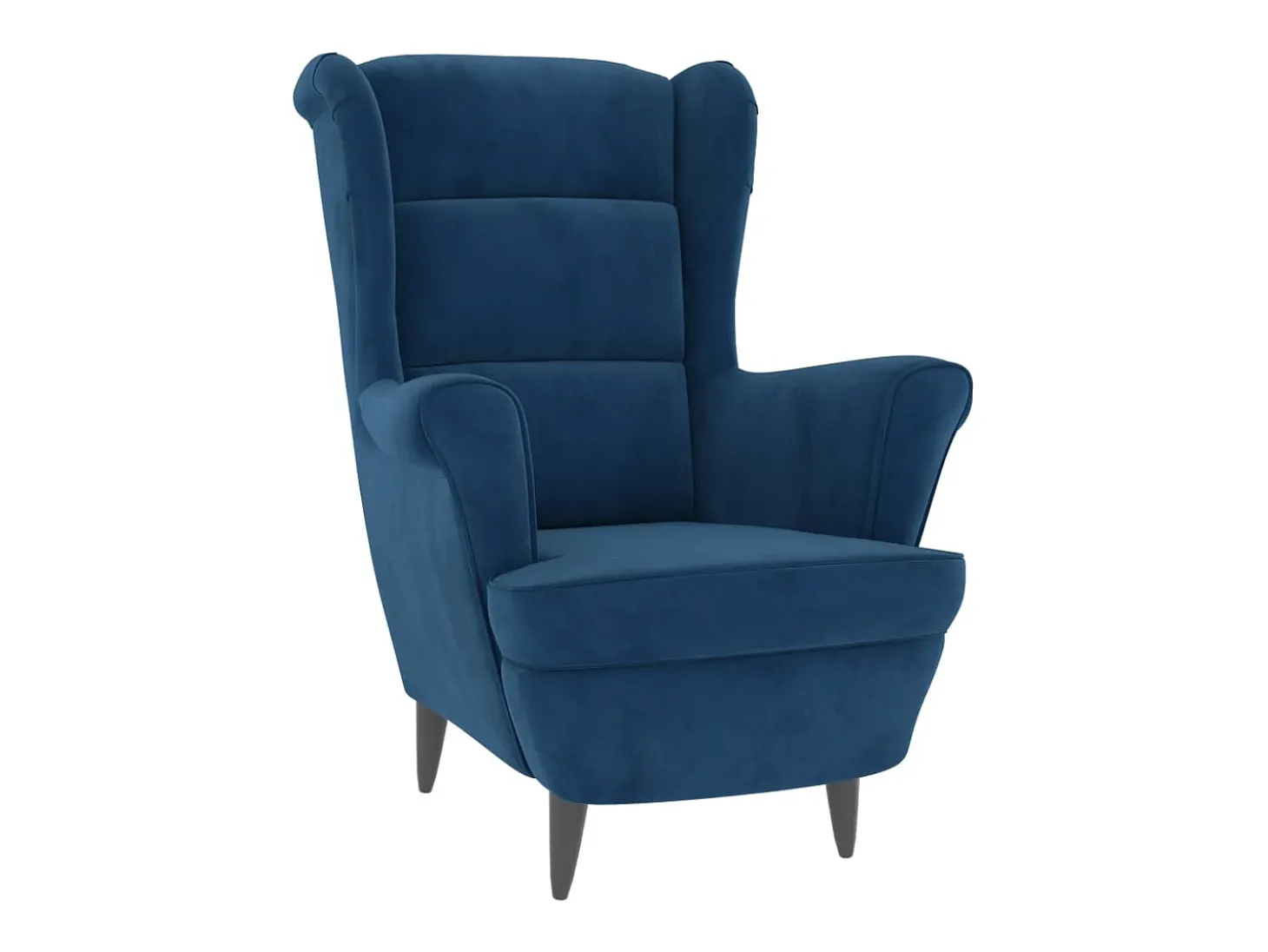 Poltrona veludo azul PT930630