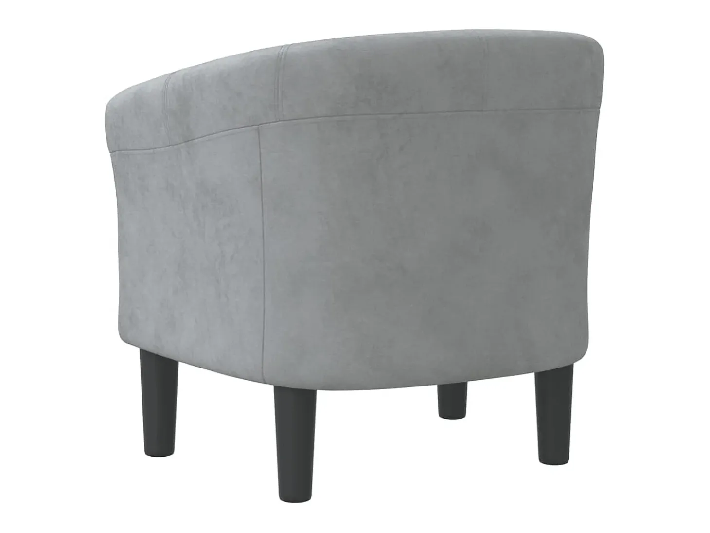 Poltrona veludo cinzento-escuro