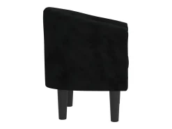 Poltrona veludo preto