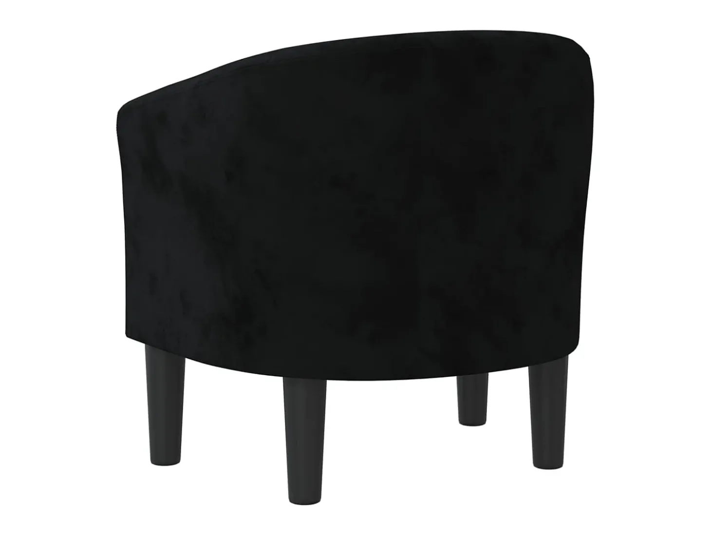 Poltrona veludo preto