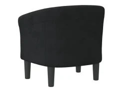 Poltrona veludo preto