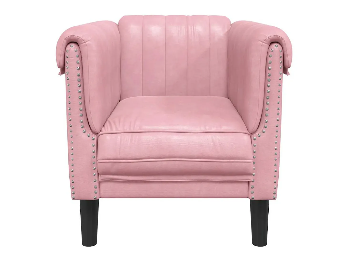 Poltrona veludo rosa